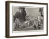 The Earthquake at Constantinople, Victims Camping Out in the Streets-null-Framed Giclee Print