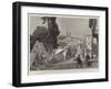 The Earthquake at Constantinople, Victims Camping Out in the Streets-null-Framed Giclee Print