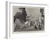 The Earthquake at Constantinople, Victims Camping Out in the Streets-null-Framed Giclee Print