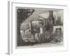 The Earthquake at Mitylene, Greek Archipelago, Ruins of a Street-null-Framed Giclee Print