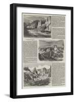 The Earthquake at Naples-null-Framed Giclee Print