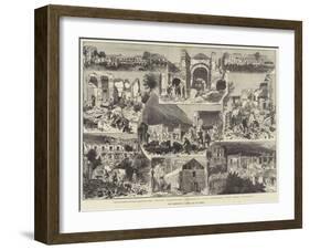 The Earthquake in Ischia, Bay of Naples-null-Framed Giclee Print