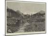 The Earthquake in Japan, Houses Destroyed in Gifu-null-Mounted Giclee Print