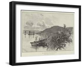 The Earthquake in Japan, Otsu, Lake Biwa-Alfred East-Framed Giclee Print