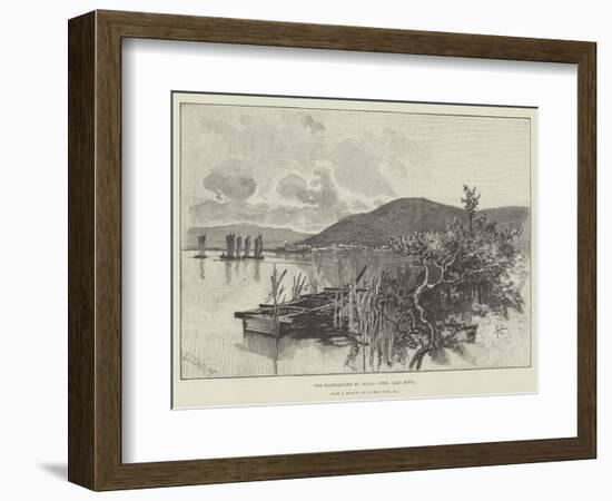 The Earthquake in Japan, Otsu, Lake Biwa-Alfred East-Framed Giclee Print