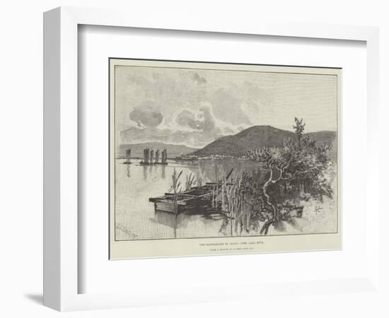 The Earthquake in Japan, Otsu, Lake Biwa-Alfred East-Framed Giclee Print