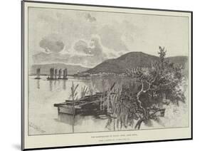 The Earthquake in Japan, Otsu, Lake Biwa-Alfred East-Mounted Giclee Print