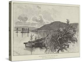 The Earthquake in Japan, Otsu, Lake Biwa-Alfred East-Stretched Canvas