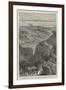 The Earthquake in Japan, View of Kobe from Near the Waterfall-null-Framed Giclee Print