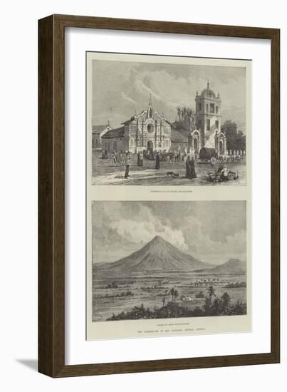 The Earthquake in San Salvador, Central America-Warry-Framed Giclee Print