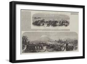 The Earthquake in South America-null-Framed Giclee Print