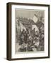 The Earthquake in Spain, People of Granada Taking Shelter in Wooden Huts and Tents-William Heysham Overend-Framed Giclee Print