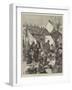 The Earthquake in Spain, People of Granada Taking Shelter in Wooden Huts and Tents-William Heysham Overend-Framed Giclee Print