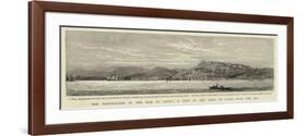 The Earthquake in the Isle of Zante, a View of the Town of Zante from the Sea-null-Framed Giclee Print
