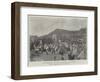 The Earthquake in Zante, Encampment of Sufferers-null-Framed Giclee Print