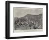 The Earthquake in Zante, Encampment of Sufferers-null-Framed Giclee Print