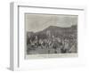 The Earthquake in Zante, Encampment of Sufferers-null-Framed Giclee Print