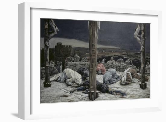 The Earthquake-James Tissot-Framed Giclee Print
