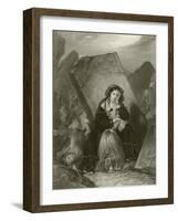 The Earthquake-Edward Henry Corbould-Framed Giclee Print