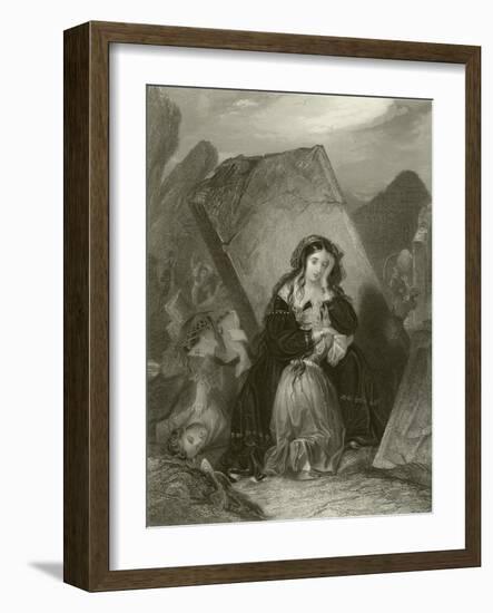 The Earthquake-Edward Henry Corbould-Framed Giclee Print