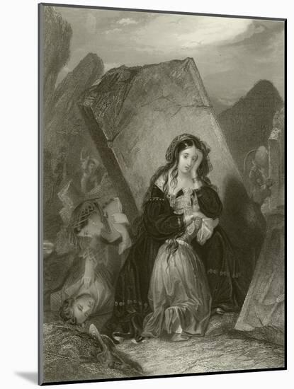 The Earthquake-Edward Henry Corbould-Mounted Giclee Print