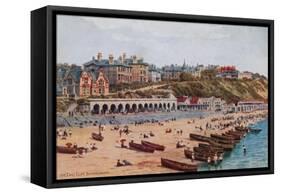 The East Cliff, Bournemouth-Alfred Robert Quinton-Framed Stretched Canvas