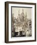 The East End of the Guildhall, from Basinghall Street, City of London, 1869-null-Framed Photographic Print