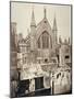 The East End of the Guildhall, from Basinghall Street, City of London, 1869-null-Mounted Photographic Print