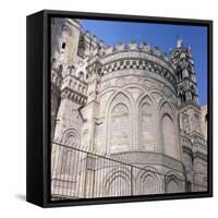 The East Façade of Palermo Cathedral, 12th Century-Walter Ophamil-Framed Stretched Canvas