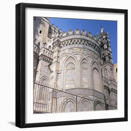 The East Façade of Palermo Cathedral, 12th Century-Walter Ophamil-Framed Photographic Print