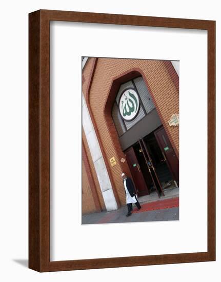 The East London Mosque in Whitechapel, London, England, United Kingdom-Godong-Framed Photographic Print