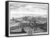 The East Prospect of the City of Winchester, from the Universal Magazine, 1750-null-Framed Stretched Canvas