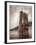 The East River Bridge-Alexys Henry-Framed Giclee Print