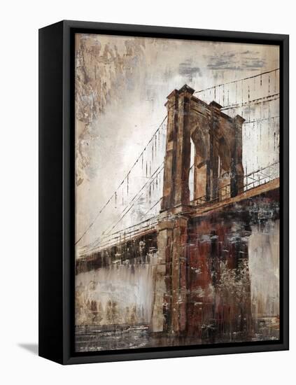 The East River Bridge-Alexys Henry-Framed Stretched Canvas