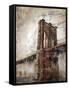 The East River Bridge-Alexys Henry-Framed Stretched Canvas