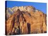 The East Temple, Zion National Park, Utah, USA-Ruth Tomlinson-Stretched Canvas