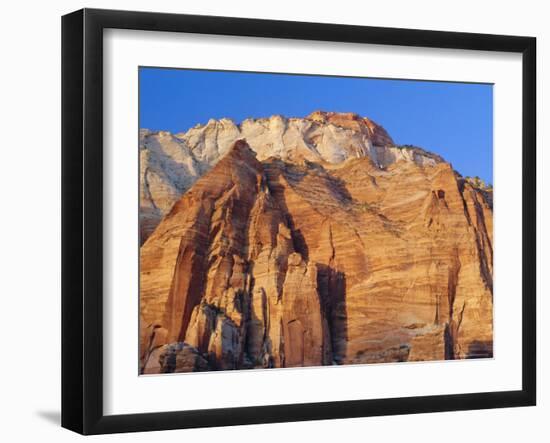 The East Temple, Zion National Park, Utah, USA-Ruth Tomlinson-Framed Premium Photographic Print