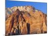 The East Temple, Zion National Park, Utah, USA-Ruth Tomlinson-Mounted Photographic Print