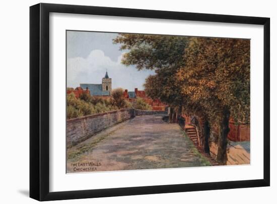 The East Walls, Chichester-Alfred Robert Quinton-Framed Giclee Print