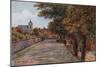 The East Walls, Chichester-Alfred Robert Quinton-Mounted Giclee Print