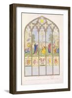 The East Window of Norfolk College Chapel, Greenwich, London, 1804-William P Sherlock-Framed Giclee Print