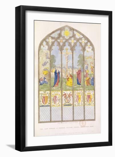 The East Window of Norfolk College Chapel, Greenwich, London, 1804-William P Sherlock-Framed Giclee Print