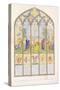 The East Window of Norfolk College Chapel, Greenwich, London, 1804-William P Sherlock-Stretched Canvas