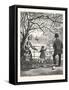 The Easter Holidays: Feeding the Water-Fowl in Victoria Park, London, 1876, Uk-null-Framed Stretched Canvas