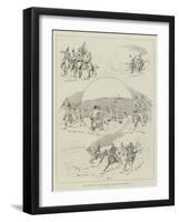 The Easter Monday Volunteer Manoeuvres, the Defence of Eastbourne-null-Framed Giclee Print