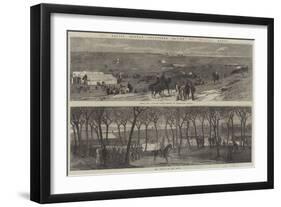 The Easter Monday Volunteer Review on Brighton Downs-null-Framed Giclee Print