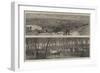 The Easter Monday Volunteer Review on Brighton Downs-null-Framed Giclee Print