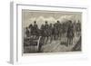 The Easter Monday Volunteer Review, the Honourable Artillery Company on the March to Brighton-Johann Nepomuk Schonberg-Framed Giclee Print