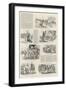 The Easter Volunteer Manoeuvres, Sketches with a Marching Column-null-Framed Giclee Print
