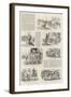 The Easter Volunteer Manoeuvres, Sketches with a Marching Column-null-Framed Giclee Print